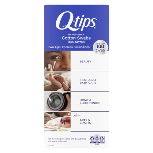 Q-tips Cotton Swabs 750 Count - 100% Cotton