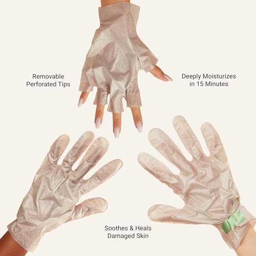 VOESH Vegan Collagen Gloves - Moisturizing Hand Mask for Dry Hands