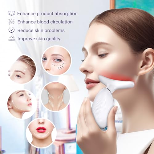 Neck Face Massager with 3 Modes & Vibration