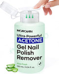 Morovan Acetone Gel Nail Polish Remover with Pump Dispenser - 6.34 oz