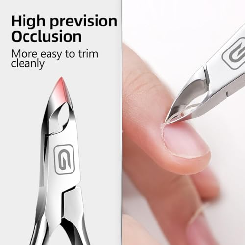 Gubonwer Professional Cuticle Nippers - Sharp Stainless Steel Cuticle Trimmer