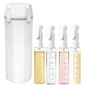 4-in-1 Travel Pump Dispenser Bottle 30ML 4-Pack Leak-Proof