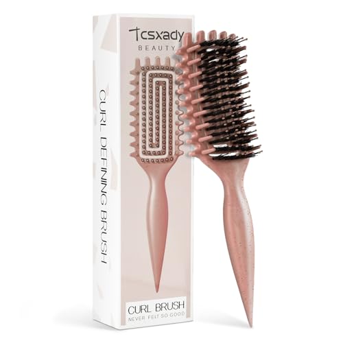 Curly Hair Brush with Vented Design - Frizz Control & Detangling