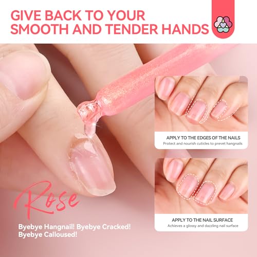 SAVILAND Rose Cuticle Oil with Vitamin E & Jojoba - 40ml Repairing Nail Oil