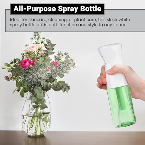 Continuous Mist Spray Bottle – Ultra Fine for Hair Styling, Salon