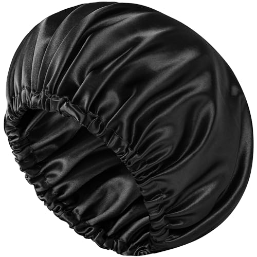 Double Layer Satin Bonnet for Women - Hair Care Sleep Cap
