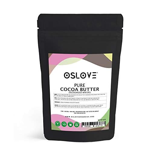 ORGANIC COCOA BUTTER-DEODORIZED WAFERS 16 oz. by Oslove Organics (16)