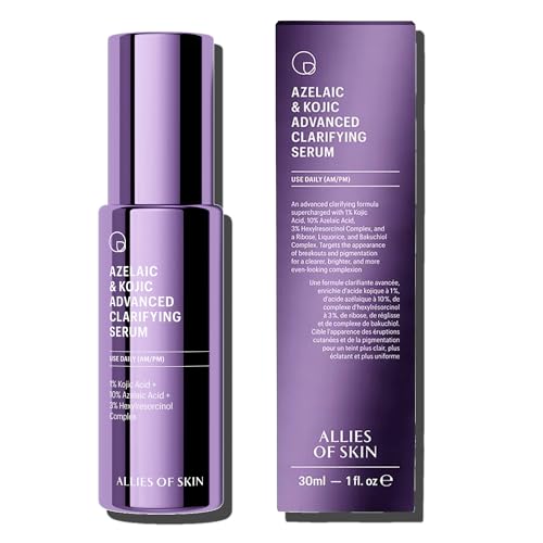 Allies of Skin Azelaic & Kojic Face Serum for Clear Skin - 1 Fl oz