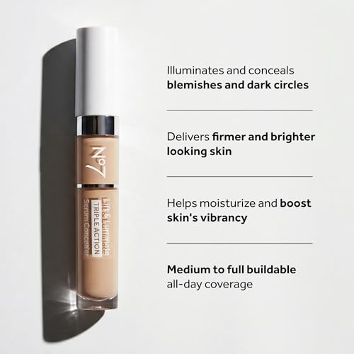 No7 Lift & Luminate Triple Action Serum Concealer - Light