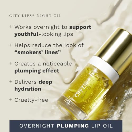 City Beauty City Lips Night Oil - Plumping & Hydrating Lip Treatment