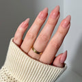 Glamnetic Press On Nails - Sheer Pink Medium Almond 30 Kit