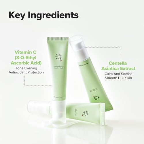 Beauty of Joseon Light On Serum Vitamin C Centella Dark Spot Fine Lines Pigmentation Correcting Serum, Hydrating Moisturizer, Korean Skin Care for Men and Women, 30ml, 1 fl.oz (Pack of 2)