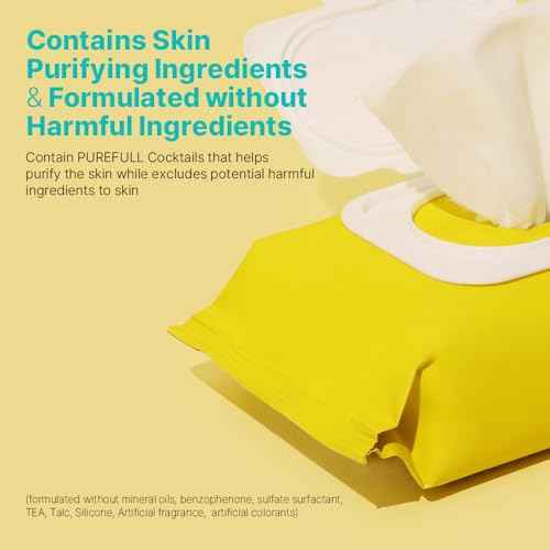 Ariul Stress Relieving Purefull Cleansing Tissue ? Gentle & Hydrating Makeup Remover Wipes, Korean Skin Care with Natural Ingredients, 80 Counts ¡¿ 2 Packs