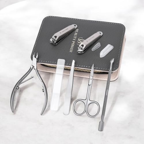7-in-1 Manicure Pedicure Set - Ultra Sharp Stainless Steel Tools