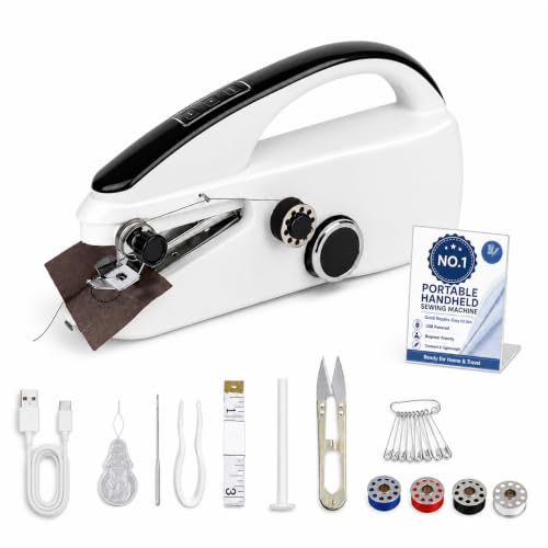 SJIJEJD Handheld Sewing Machine for Adults & Beginners - Variant B, USB Portable
