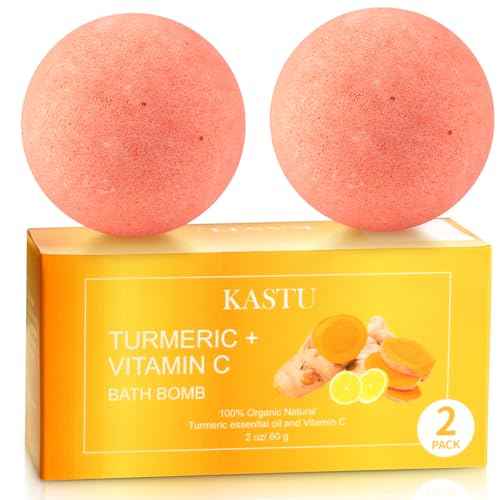 Bath Bombs Salt Balls,Turmeric Lemon Vitamin C Lemon Extract Essential Oils,Moisturizing Dry Skin,Fizzy Spa,Relaxation,Bubble Bath Bomb Gifts for Men Women