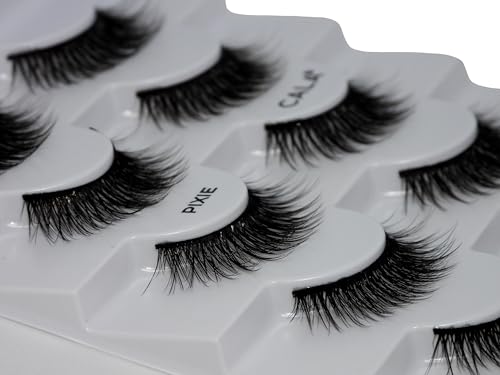CALA 3D Faux Mink Lashes Pixie - 5 Pack Reusable
