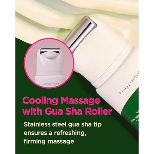 CKD Retinol Collagen Gua Sha Neck Cream with Refill ? Firming & Lifting Anti-Aging Neck & Jawline Cream Duo Reduces Wrinkles, Tightens Skin, Boosts Collagen Korean Skin Care, 1.69 fl oz x 2