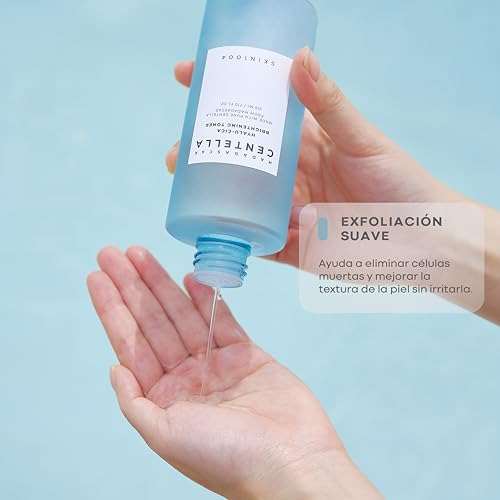 SKIN1004 Hyalu-Cica Balancing Toner, Korean Toner for Deep Hydration with Hyaluronic Acid, Centella Toner for Soothing care, Gentle Exfoliating for Skin Firming, Korean Skin Care, 7.10 fl.oz / 210ml