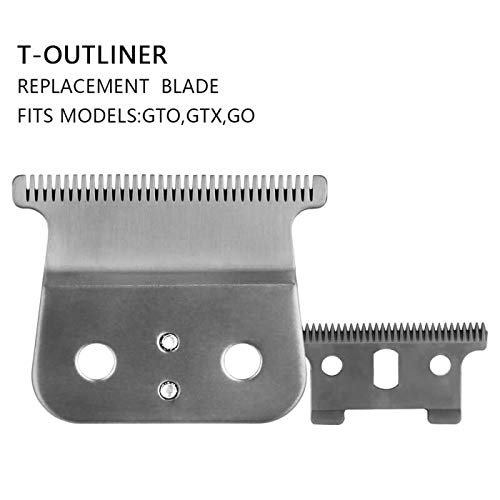 4 Pack Clipper Guards for Andis T, 1/16", 1/8", 1/4", 3/8" Guards Guides, Snap-on Blade Attachment Combs Set with Brush for Hair Clippers Model #04710/04521, Black