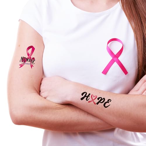 Breast Cancer Awareness Temporary Tattoos