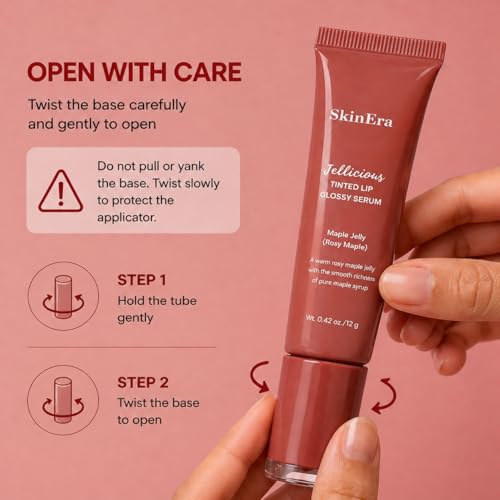Jellicious Tinted Lip Gloss Serum - Rosy Maple Hydrating Jelly