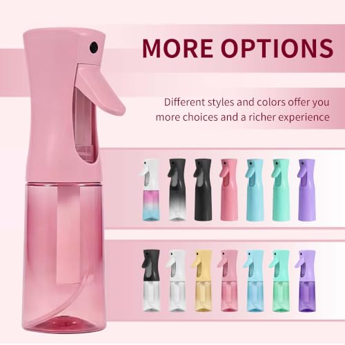 Continuous Spray Bottle for Hair - Ultra Fine Mist Water Sprayer