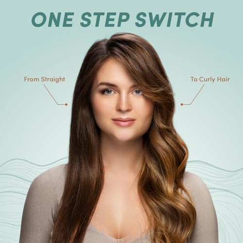 Pursonic Ceramic Hair Straightener & Curler - 2-in-1 Travel Tool