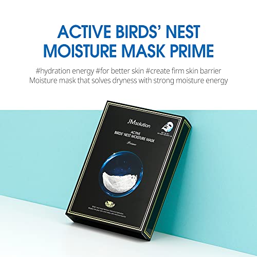 JMsolution ACTIVE BIRDS' NEST MOISTURE MASK (Pack of 10)