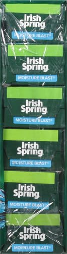 Irish Spring Deodorant Soap Moisture Blast 12-Count (Pack of 12)