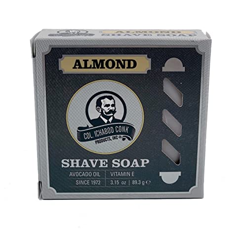 COL CONK ALMOND SUPER BAR SHAVE SOAP