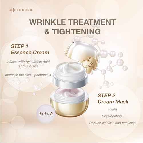 COCOCHI AG Ultimate Mask, 2in1 Facial Essence Cream Mask 3.88 fl oz, Face Moisturizer with Beneficial Ingredients, Hypoallergenic Cream Mask, Face Mask Skincare, Japanese Skincare, Cruelty Free