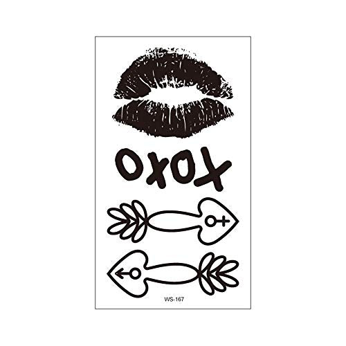 Glow In The Dark Temporary Tattoo Stickers - 20 Sheets