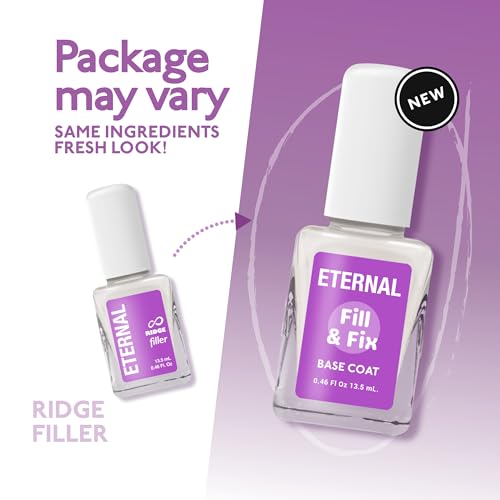 Eternal Ridge Filler Base Coat - Clear Nail Primer & Strengthener (2 Pack)