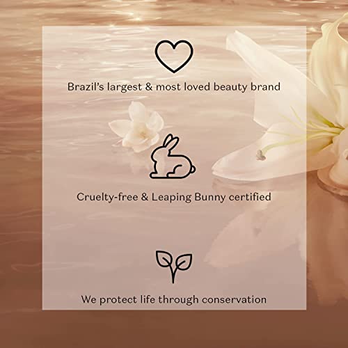 O Botic?rio Lily Satin Moisturizing Body Cream REFILL POUCH, 24 Hour Fragranced Body Butter for Dry Skin, 8.8 Ounce (250g)