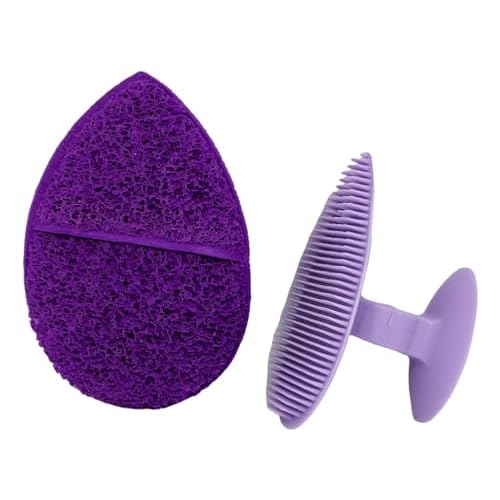 Cala Purple facial exfoliator duo