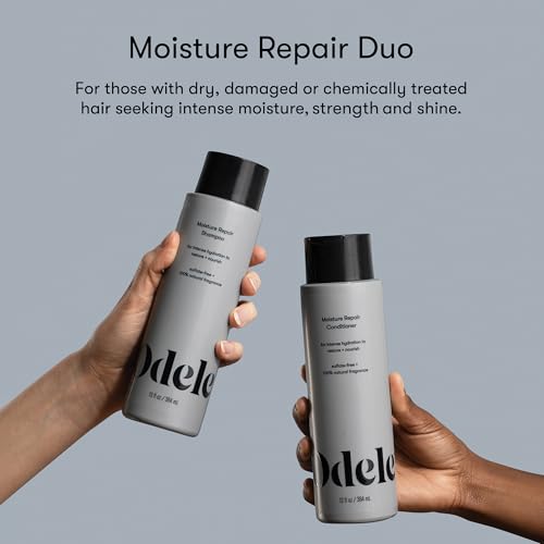 Odele Moisture Repair Shampoo & Conditioner Set for Medium to Coarse Hair - Vegan, Sulfate-Free