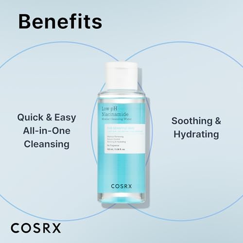 COSRX Low pH Niacinamide Micellar Cleansing Water for Sensitive Skin