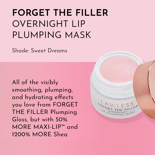 LAWLESS Forget the Filler Overnight Lip Mask 0.28 oz