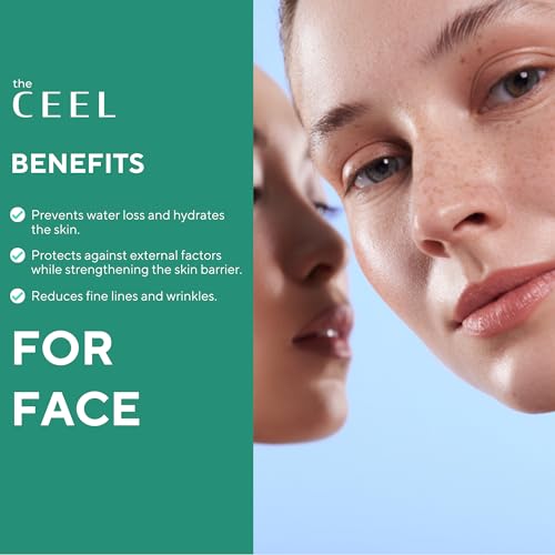 The Ceel Hyaluronic Acid Serum For Face | Hydrating Serum with Hyaluronic Acid and Vitamin B5| Moisture, Plumps and Smooths for Youthful Glow |Non Greasy, Paraben Free Formula| 1.00 fl.oz (30 ml)