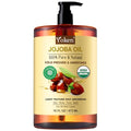 Yoken Organic Jojoba Oil 16oz - USDA Certified Cold Pressed