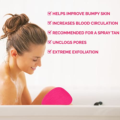 Clarial Exfoliating Gloves for Body & Face - Microfiber Scrub Mitts