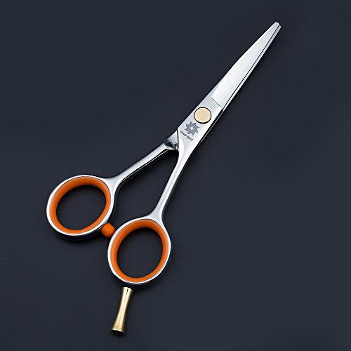 4.5 Inch Small Hair Cutting Shears - Safety Facial Trimming/Clipping Scissors for Eyebrows,Eyelashes,Nose hair,Ear hair,Moustache and Beard