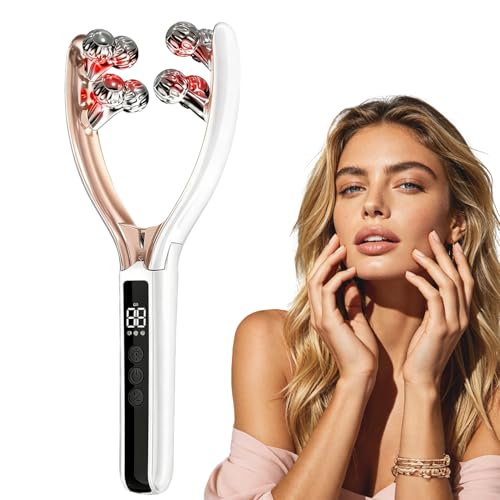 CENXIGO 5-in-1 Facial Massager with 3D Roller & Heating
