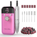 Maohaha Medium Cordless Electric Nail Drill Kit for Acrylic Gel Nails Manicure Pedicure