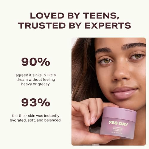 Yes Day Whip Dream (Refill) Face Moisturizer for Teens ? Whipped Airy Gel Cream for Glowing Skin ? Clean Hydrating Skincare for Teens & Ages 10 Up, with Coconut and Vegan Ceramides (50ml / 1.7 fl oz)