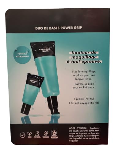 Power Grip Primer Duo - Hydrating Gel-Based Face Primer for Long-Lasting Makeup