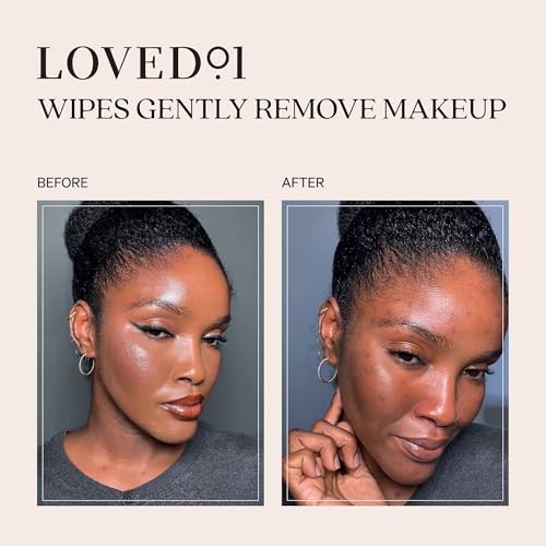 Loved01 Face & Body Salicylic Acid Cleansing Wipes, John Legend Skincare, Oil & Fragrance-Free, No Rinse, Green Tea Extract, Blemish Prone Skin, On-the-Go, Vegan & Cruelty-Free, 3-Pack, 72 Wipes