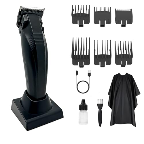 ClipZoo Professional Cordless Hair Clippers for Men – 7000RPM, 240min Battery, LED Display, Low-Noise Metal Body