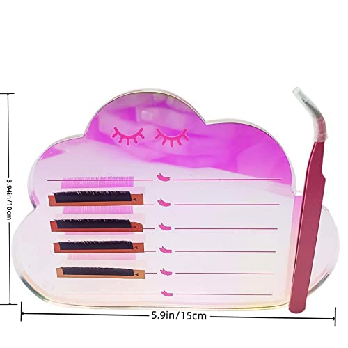Acrylic Eyelash Extension Storage Pallet with Suction Pads